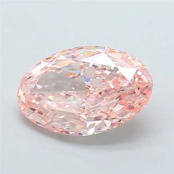 9.07ct Oval Lab Grown Diamond (Colour Fancy Intense Pink, Clarity VS2, IGI Certified)