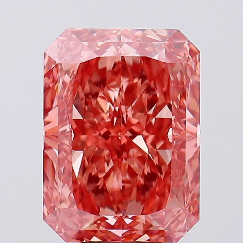 9.11ct Radiant Lab Grown Diamond (Colour Fancy Vivid Pink, Clarity VS1, IGI Certified)