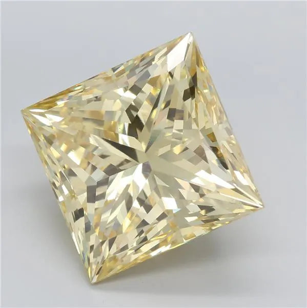 9.15ct Princess Lab Grown Diamond (Colour Fancy Vivid Yellow, Clarity VS1, Cut VG, IGI Certified)