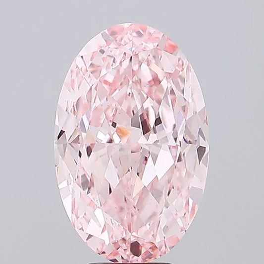 9.33ct Oval Lab Grown Diamond (Colour Fancy Intense Pink, Clarity VS1, IGI Certified)