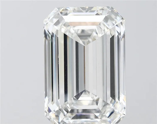 9.56ct Emerald Lab Grown Diamond (Colour F, Clarity VVS2, IGI Certified)
