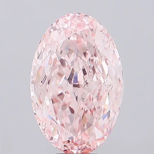 9.76ct Oval Lab Grown Diamond (Colour Fancy Intense Pink, Clarity VS1, IGI Certified)