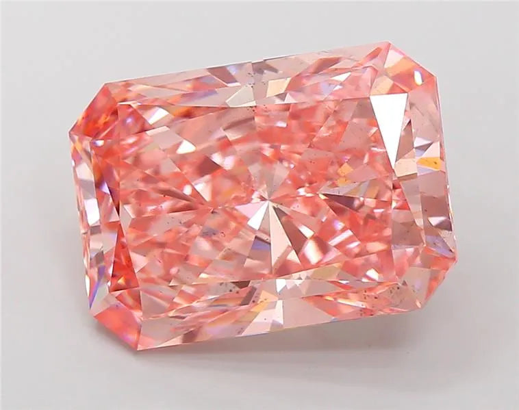 9.83ct Radiant Lab Grown Diamond (Colour Fancy Vivid Pink, Clarity SI1, IGI Certified)