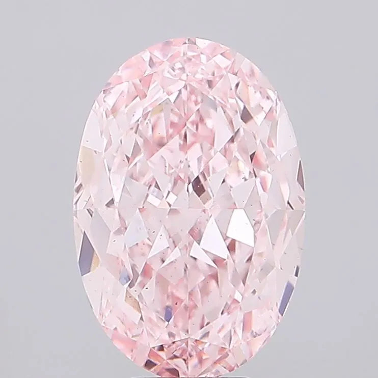 9.98ct Oval Lab Grown Diamond (Colour Fancy Intense Pink, Clarity VS2, IGI Certified)