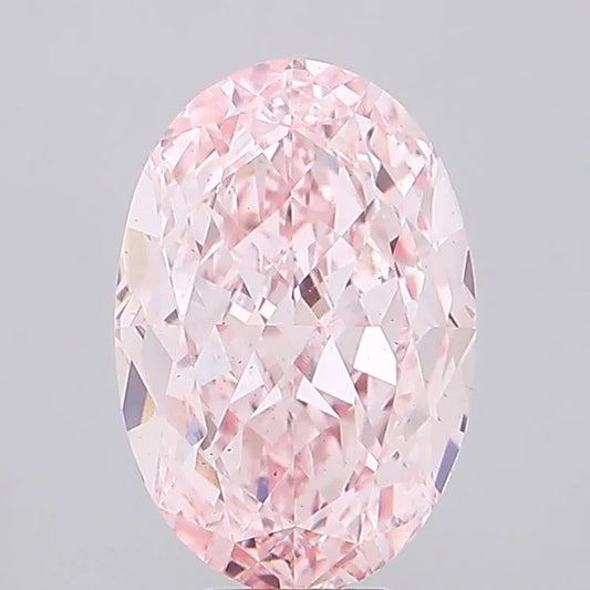 9.98ct Oval Lab Grown Diamond (Colour Fancy Intense Pink, Clarity VS2, IGI Certified)