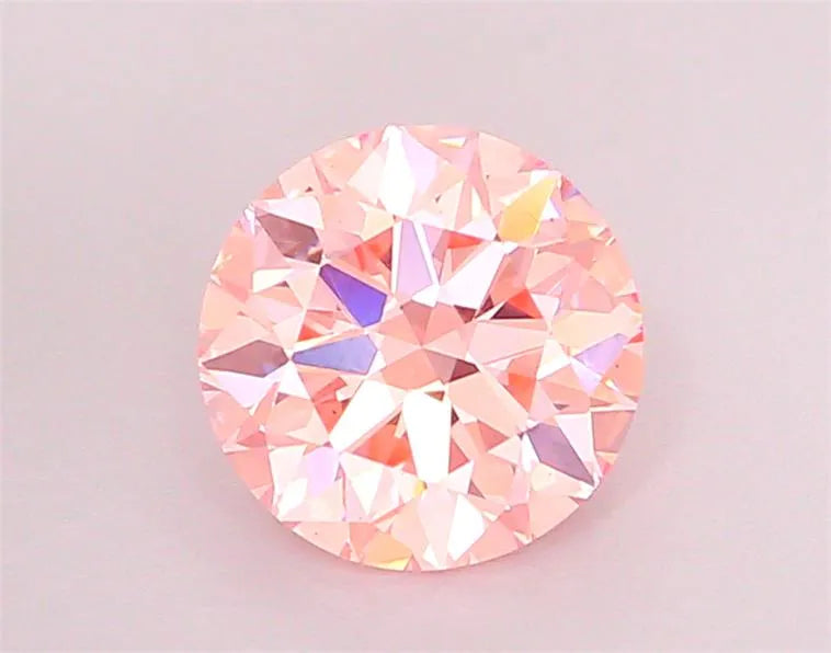 1.68ct Round Lab Grown Diamond (Colour Fancy Intense Pink, Clarity VS1, Cut EX, IGI Certified)