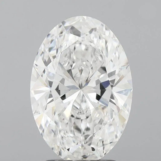 2.59ct Oval Lab Grown Diamond (Colour E, Clarity VVS2, IGI Certified)