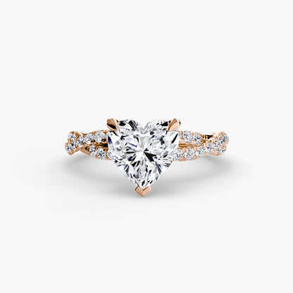 The Twisted Pavé Solitaire